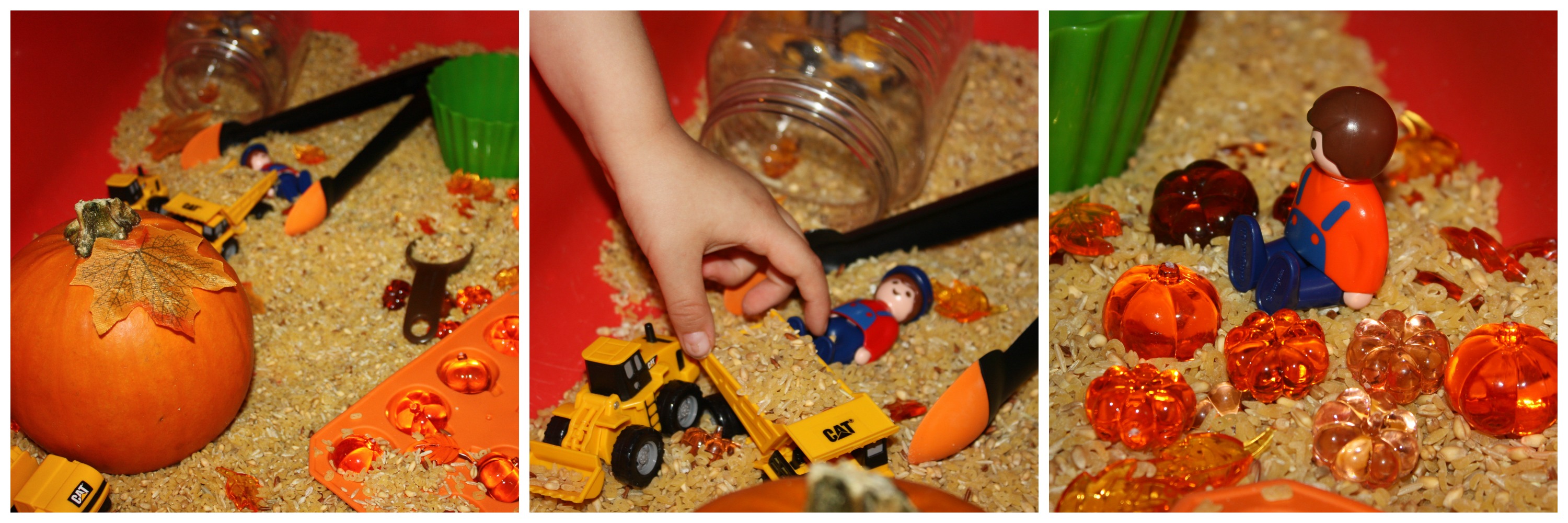 pumpkin-harvest-sensory-bin-with-people-and-vehicles